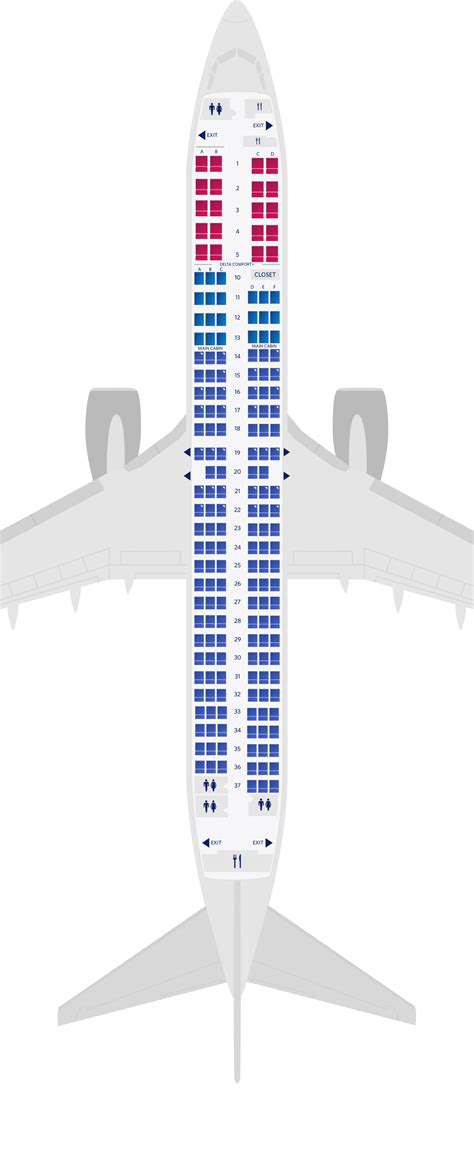 boeing 737-900 winglets seating plan